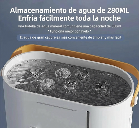 ❄️ Climatizador Doble Turbina 3 en 1: Ventila, Humidifica y Refresca