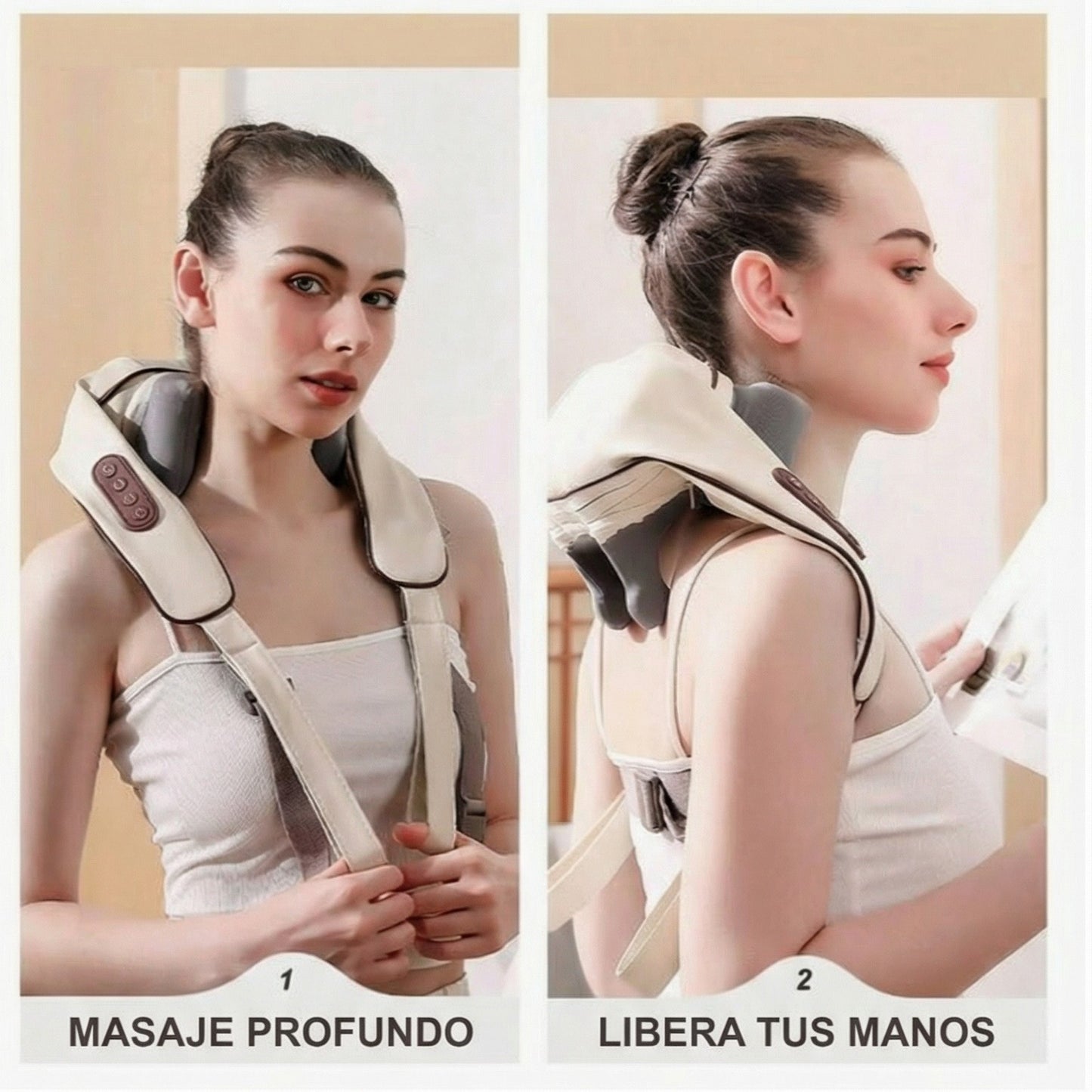 Masajeador Cervical Shiatsu Pro con Calor Infrarrojo