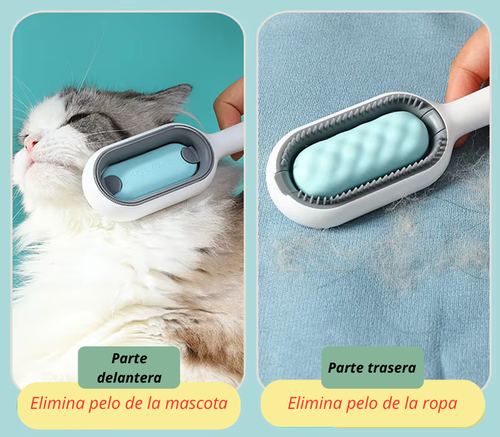 CEPILLO ELIMINA PELUSAS Y PEINA MASCOTAS