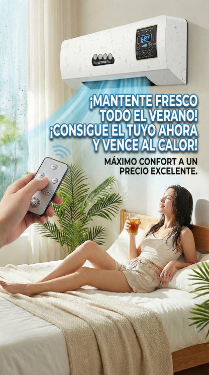 Split Mural 2 en 1 Climatizador con Control Remoto