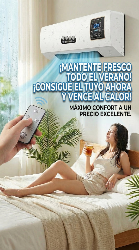 Split Mural 2 en 1 Climatizador con Control Remoto